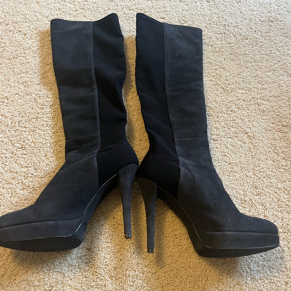 Stuart Weitzman Skyline Platform Heel Knee Boot G… - image 5